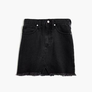Madewell Rigid Denim Skirt: cutoff edition